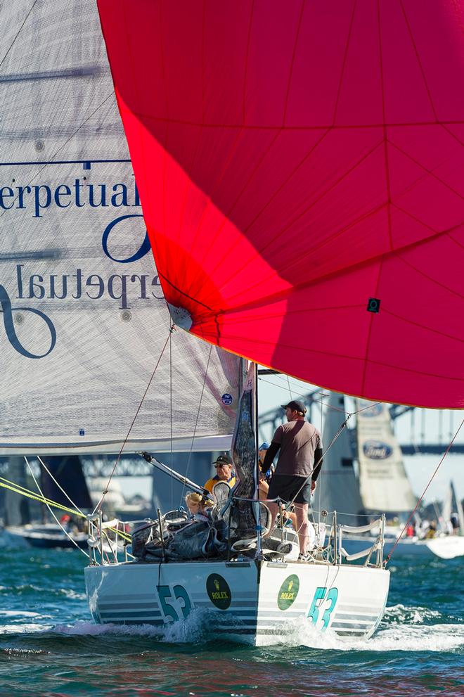 Illusion the smallest boat in the fleet was second overall.  © Brett Hemmings/Sailpix http://www.SailPix.com.au